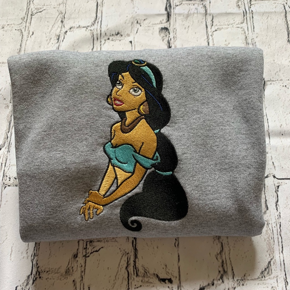 Embroidery Princess Jasmine Size Medium
